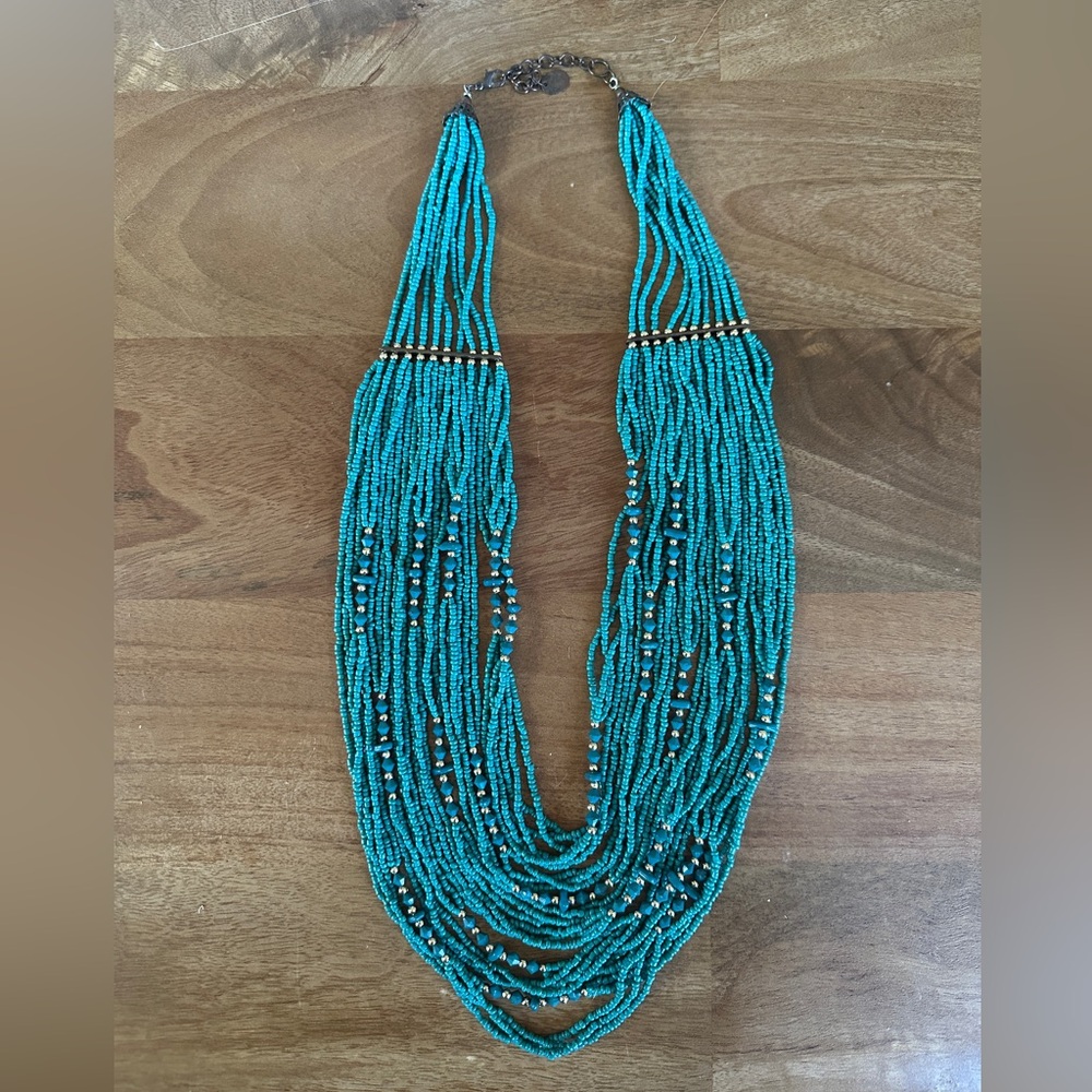 Turquoise Beaded Necklace